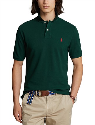 Custom Slim Fit Mesh Polo Shirt