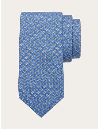 TETRIS PRINT SILK TIE