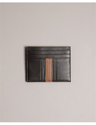 EVET STRIPED PU CARDHOLDER