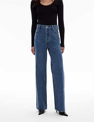 High Rise Wide Leg Jean