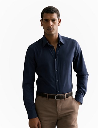 Tailored Fit Poplin Smart Shirt