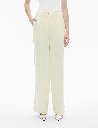 Linen Pleat Pant