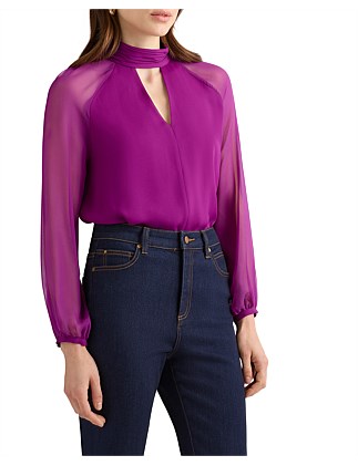 BEA SILK BLOUSE