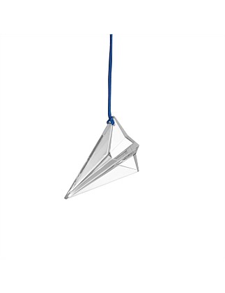 WF CRYSTAL ORNAMENT 24 ORIGAMI AEROPL