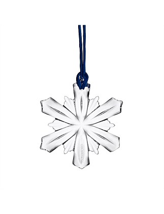 WF CRYSTAL ORNAMENT 24 MINI SNOWFLAKE