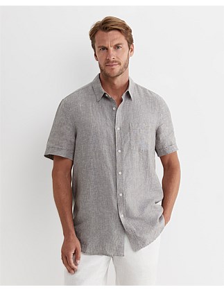 SHORT SLEEVE LINEN SHIRT