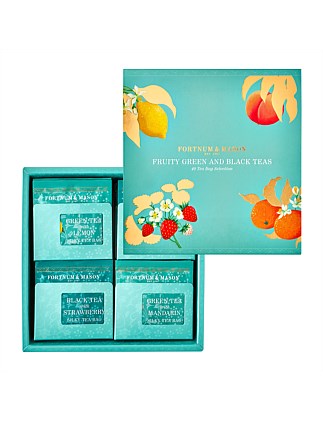 F&M Fruit Scented Tea Selection, 40 Silky Tea Bags, 80g