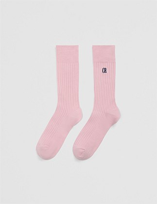 Australian Cotton Blend CR Rib Crew Sock