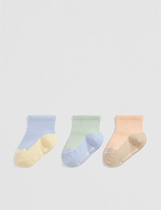 Quarter Crew Sock Pack of 3