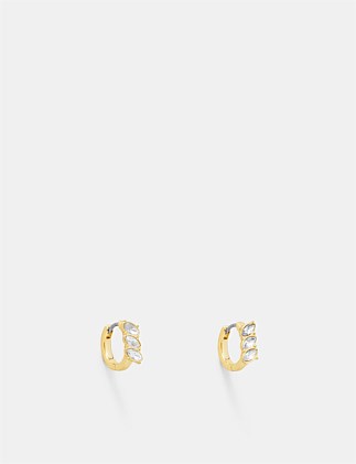 Riff Huggie Hoop Earrings