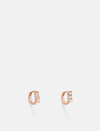 Riff Huggie Hoop Earrings