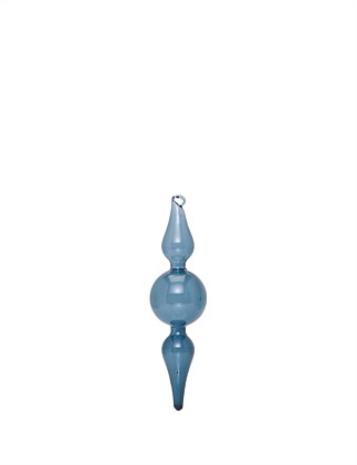 5cm Blue drop ornament