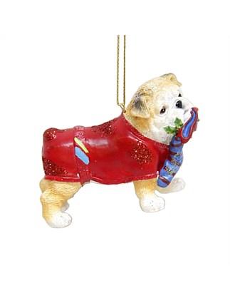 7CM BULLDOG RESIN ORNAMENT