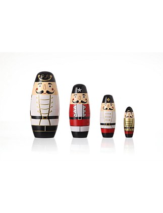 David Jones Charlie Nutcracker Nesting Set of 4