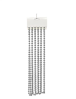 5 M RETRO SILVER BEAD GARLAND