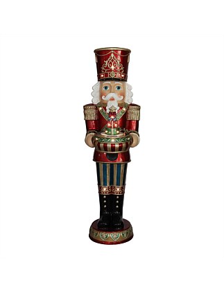 150CM MUSICAL LIGHT UP RESIN NUTCRACKER