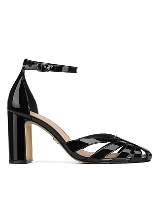 PHYLISS Black Patent Leather Heel