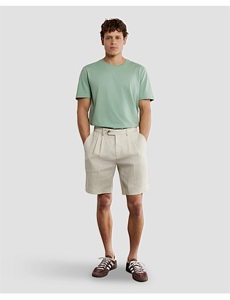 KOAH LINEN PLEAT SHORT