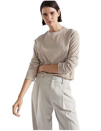 LONG SLEEVE STRIPE TOP