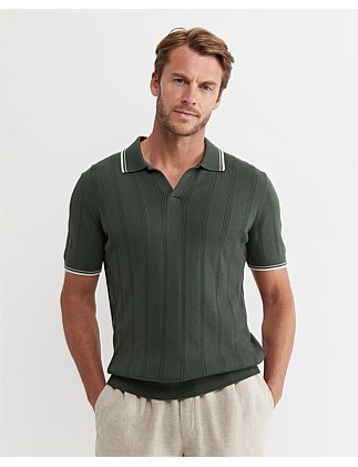 BRADDON KNIT POLO