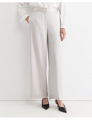 HARLOW SATEEN WIDE LEG PANT