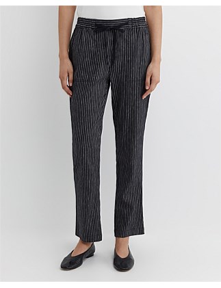 ROSA STRIPE LINEN PANT