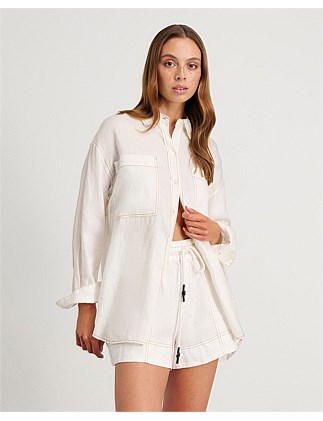 CINDY LINEN OVERSIZED SHIRT