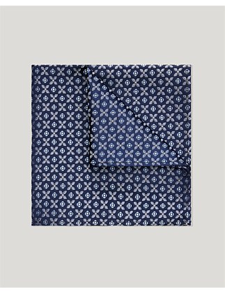 Silk Geo Jacquard Pocket Square