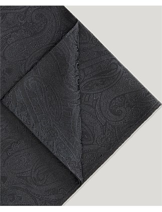 Silk Paisley Jacquard Pocket Square