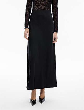 Bias Maxi Slip Skirt