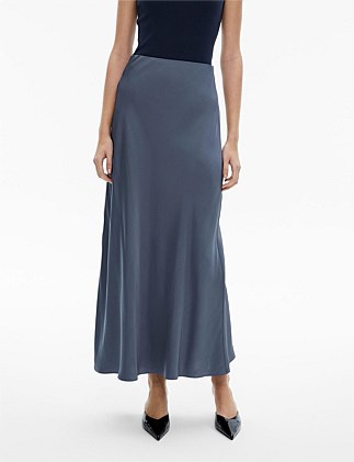 Bias Maxi Slip Skirt