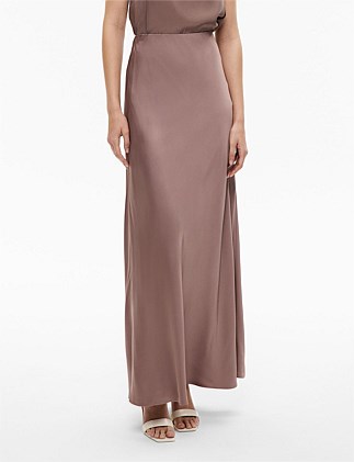 Bias Maxi Slip Skirt