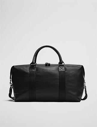 Leather Weekender