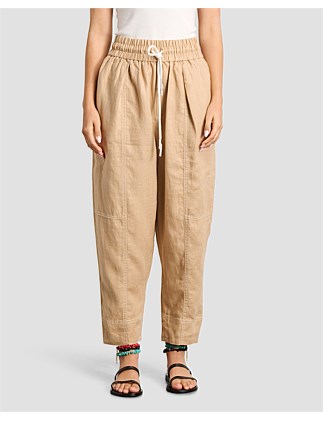 SABINE LINEN PULL ON PANT