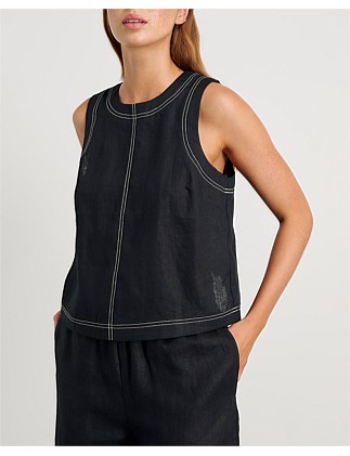 ANN LIN OPEN BACK SLVLESS TOP