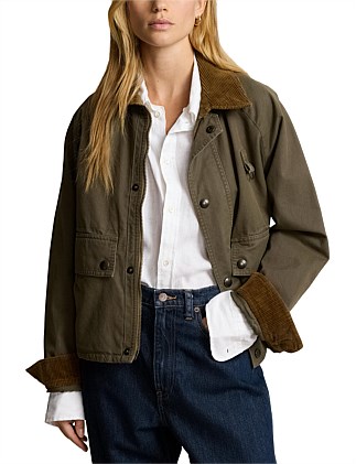 CROPPED UTILITY JACKET