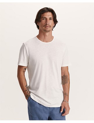 ROSEN COTTON LINEN TEE