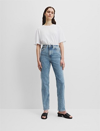 High Rise Straight Leg Jean