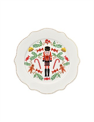 Nutcracker Noel New Bone China 19cm Side Plate