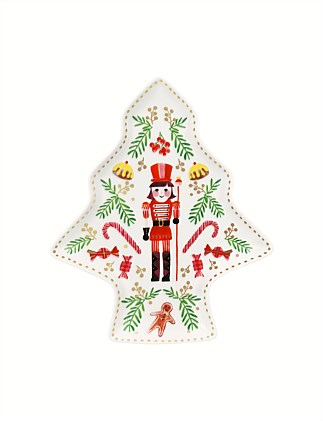 Nutcracker New Bone China Tree Dish