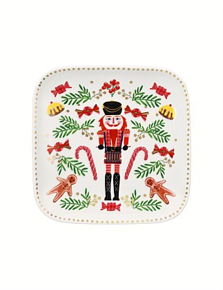 Nutcracker New Bone China Square Platter 15cm