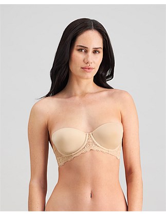 Bendon Bare Lace Back Strapless Bra