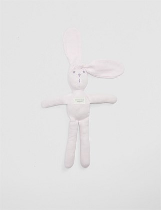 Organically Grown Cotton Rib Stripe Bunny