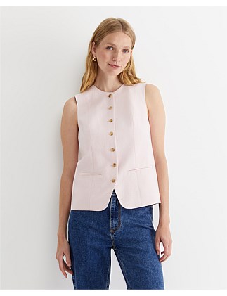 CARA LINEN VEST