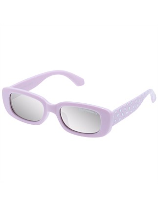 BUDGIE KIDS PINK RECTANGLE Sunglasses