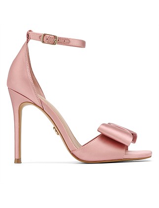 VALENTINE Petal Pink Recycled Satin Stiletto Heel