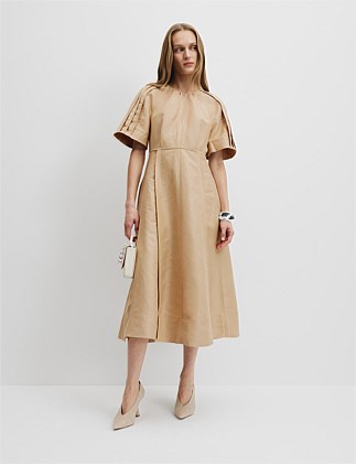 Panelled Detail Midi Dress