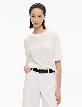 Linen Knit Tee