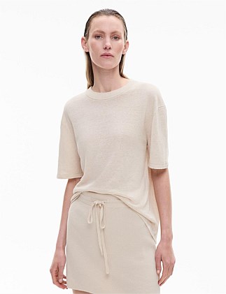 Linen Knit Tee