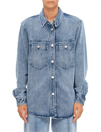 TALBOT FLUID DENIM SHIRT